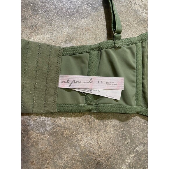 out from under urban outfitters bustier sage green size small new without tags - Picture 4 of 5